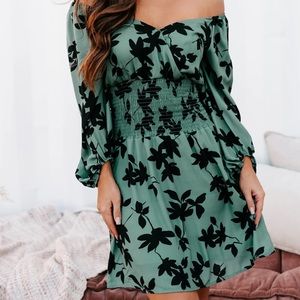 NEVER BEEN WORN smocked waist dress